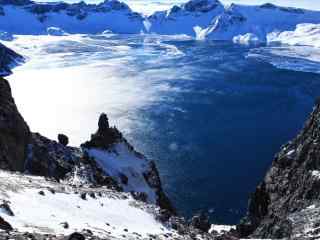 长白山雪景唯美桌面壁纸