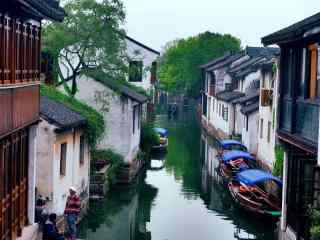 烟雨江南之周庄风景图片