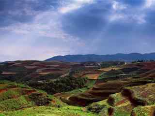 夏日避暑山坡风景桌面壁纸