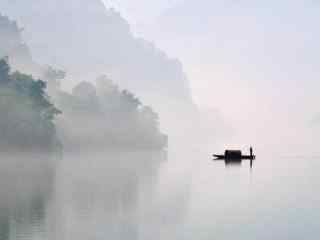 朦胧山水风景壁纸