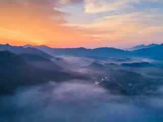 梦幻云海山水风景壁纸图片