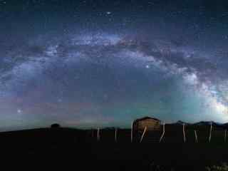 夏日星空之银河桌面壁纸